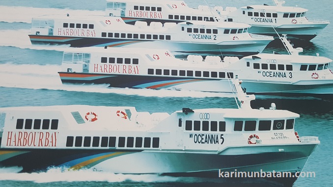 Jadwal Kapal Ferry Mv Oceanna dengan Rute Harbour Bay Batam - Tg. Balai Karimun